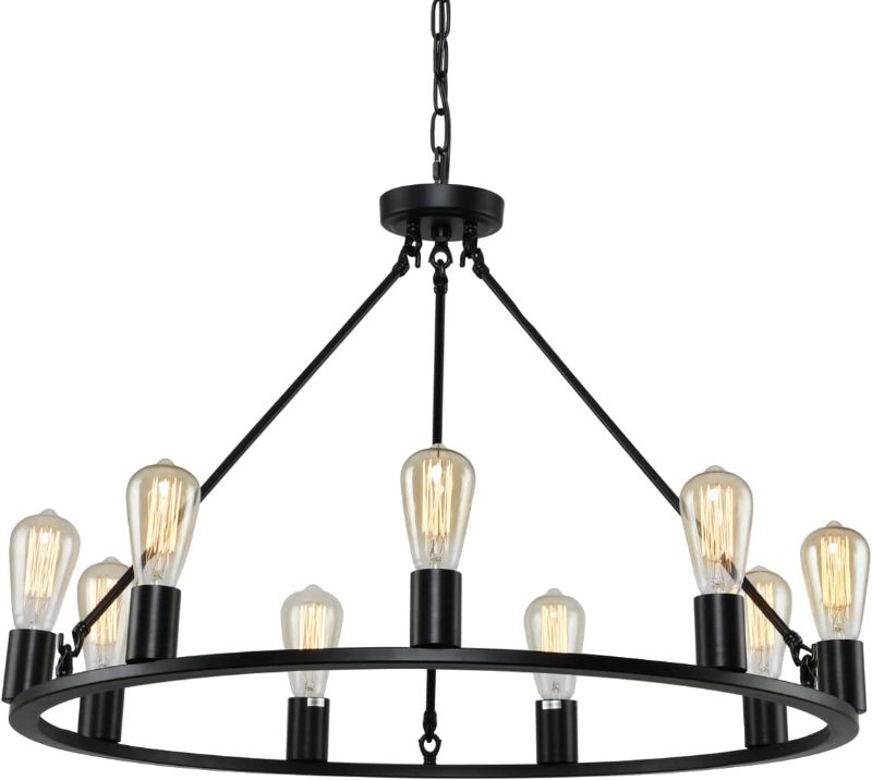 Photo 1 of 8-Light Farmhouse Chandelier,