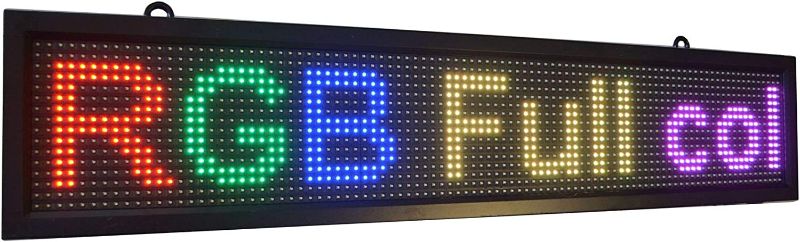 Photo 1 of LED display with WIFI FULL color sign 40" x 8" with high resolution P10 and new SMD technology. HIGH BRIGHTNESS ,Perfect solution for advertising
