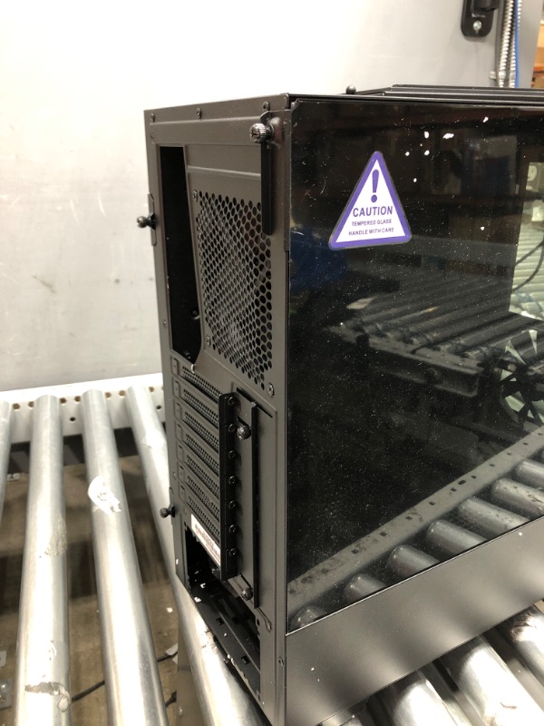 Photo 4 of NZXT H510 Flow - CA-H52FB-01 - Compact ATX Mid-Tower PC Gaming Case - Perforated Front Panel - Tempered Glass Side Panel - Cable Management System - Water-Cooling Ready - Black
