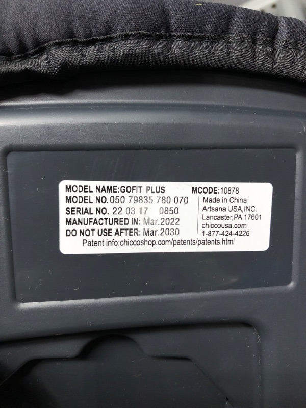 Photo 3 of chicco GoFit Plus Backless Booster Car Seat - Vivaci