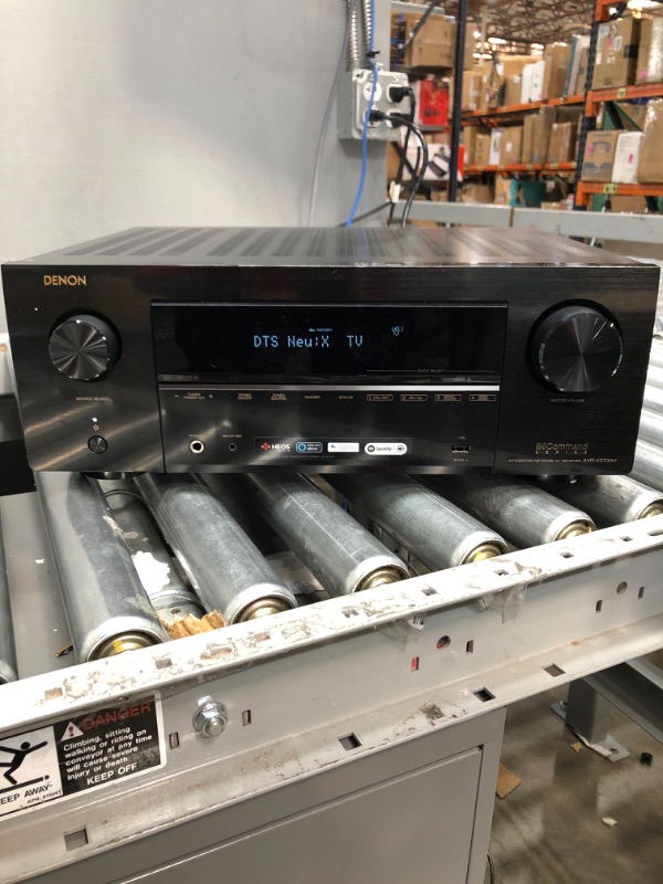 Photo 2 of Denon AVR-X3700H 9.2-Channel 8K AV Receiver with 3D Audio and Amazon Alexa Voice Control