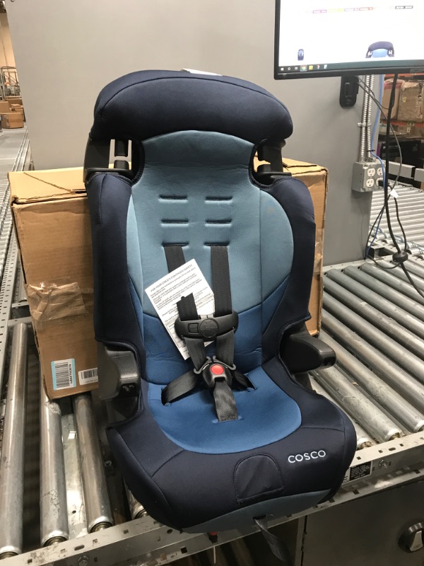 Photo 2 of /*Cosco Finale Dx 2-In-1 Combination Booster Car Seat, Sport Blue, 1 Count (Pack of 1)
