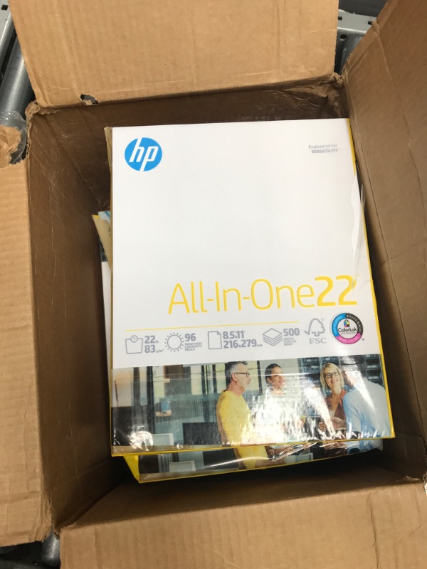 Photo 3 of HP Printer Paper | 8.5x 11 Paper | All-In-One 22 lb | 5 Ream Case - 2,500 Sheets | 96 Bright| Made in USA - FSC Certified | 207000C
