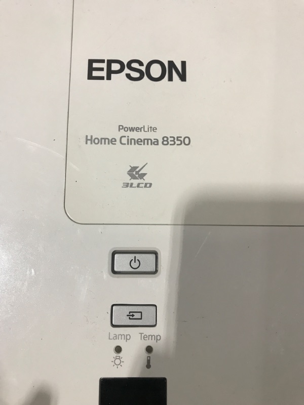 Photo 3 of Epson PowerLite Home Cinema 8350 Projector
