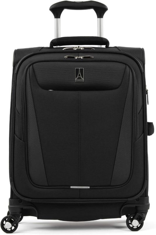 Photo 1 of Travelpro Maxlite 5 Softside Expandable Luggage with 4 Spinner Wheels, Lightweight Suitcase, Men and Women, International, Black, Carry-On 19-Inch
