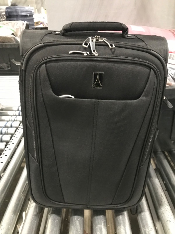 Photo 1 of Travelpro Maxlite 5 Softside Expandable Luggage with 4 Spinner Wheels, Lightweight Suitcase, Men and Women, International, Black, Carry-On 19-Inch
