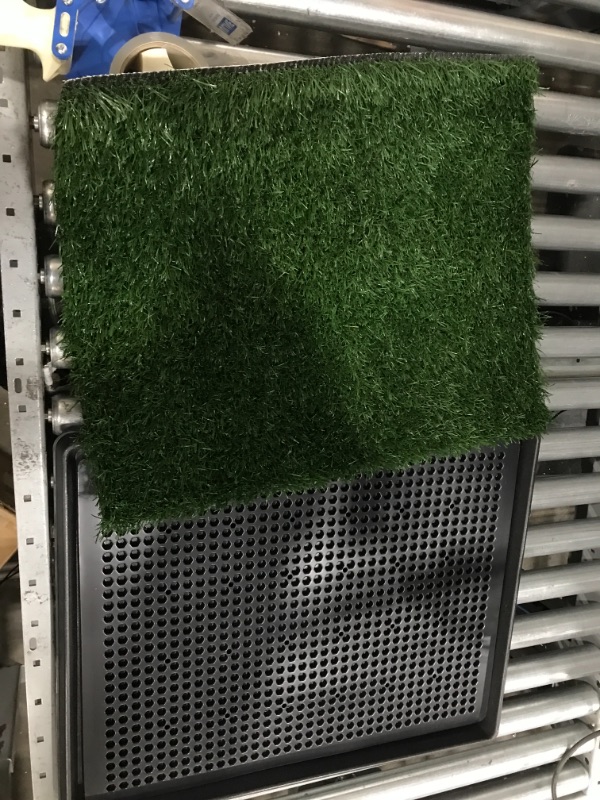 Photo 1 of 2 Layer Pet Fake Grass Pee Pad 