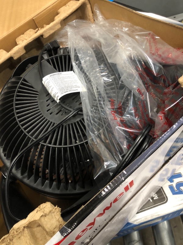 Photo 2 of 12 in. 3 Speed Whole Room Circulator Floor Fan