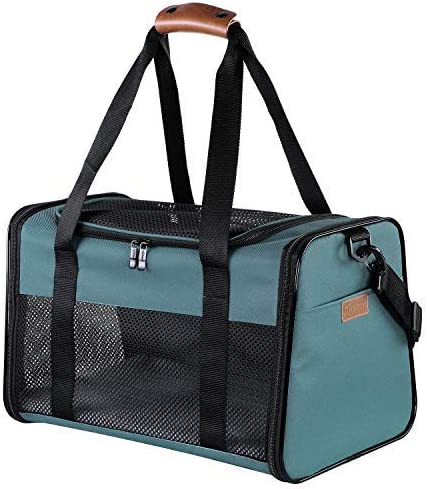 Photo 1 of Akinerri Airline Approved Pet Carriers,Soft Sided Collapsible Pet Travel Carrier for Medium Puppy and Cats, Cats Carrier, Pet Carriers for Small Medium Cats
