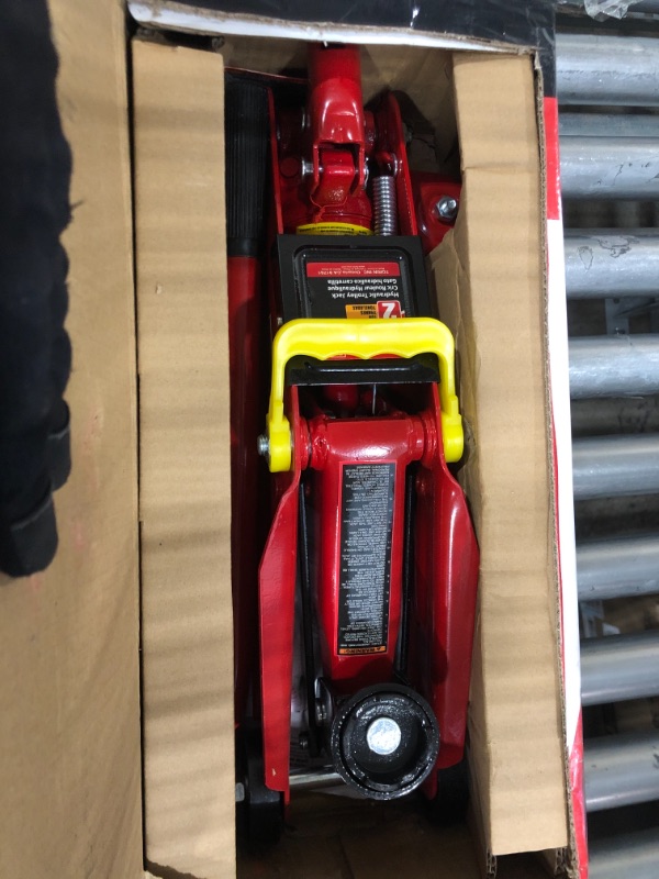 Photo 2 of BIG RED T82002-BR Torin Hydraulic Trolley Service/Floor Jack, 2 Ton (4,000 lb) Capacity, Red