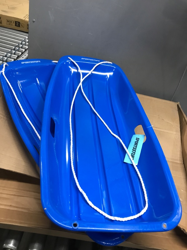 Photo 2 of 2 Kwik Tek Airhead Plastic Sled, Blue, 36"