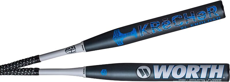 Photo 1 of 
Worth | KRECHER | XL | USA/ASA Slowpitch Softball Bat | 13.5" Barrel | Multiple Styles
Style:2022
Configuration:34" / 26 oz.