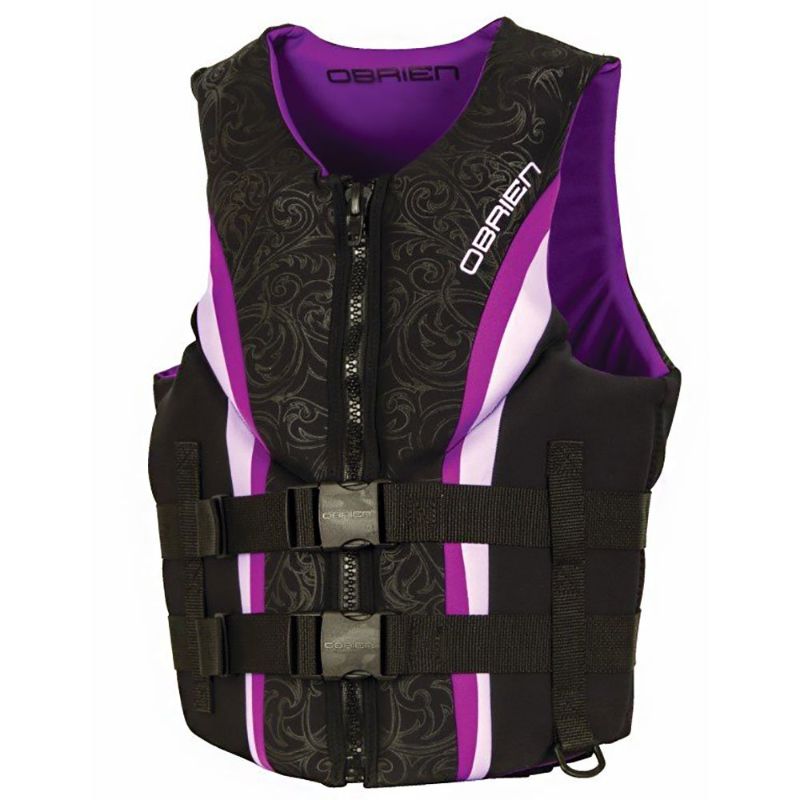 Photo 1 of 
O Brien 2018 Women’s Purple Neo Impulse Bio Lite Wakeboard Life Vest  Adult Large 
