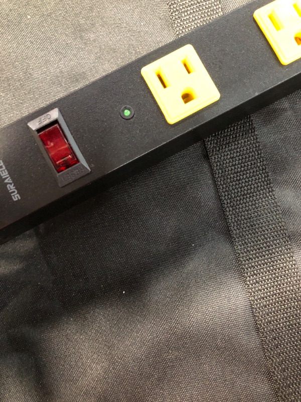 Photo 1 of 
Inland 03201 4' Power Strip - 12 Outlet