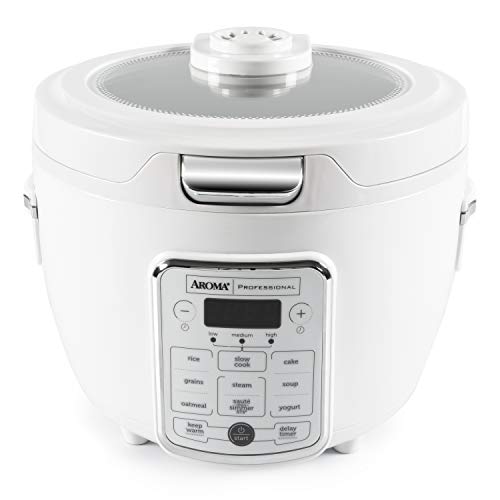 Photo 1 of Aroma Housewares Professional 20-Cup(cooked) / 4Qt. Digital Rice Cooker/Multicooker, Automatic Keep Warm and Sauté-then-Simmer Function,