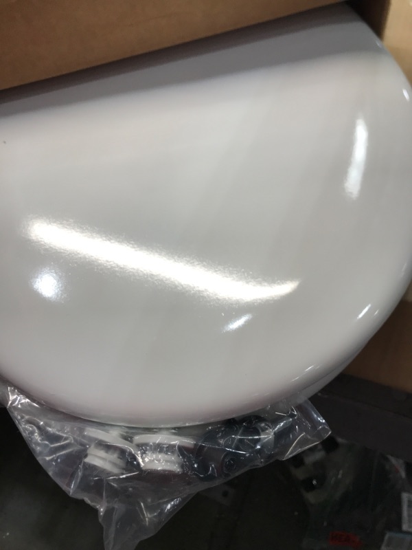 Photo 2 of Bemis 44EC-000 Toilet Seat Round Enamel White