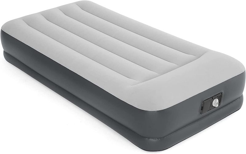 Photo 1 of 
SLEEPLUX Durable Inflatable Air Mattress with Built-in Pump, Pillow and USB Charger
Style:Twin 15"