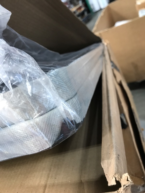 Photo 1 of 
Mattress Solution Split Fully Assembled Bunkie Board for Mattress/Bed Support, Twin, Grey, Gray