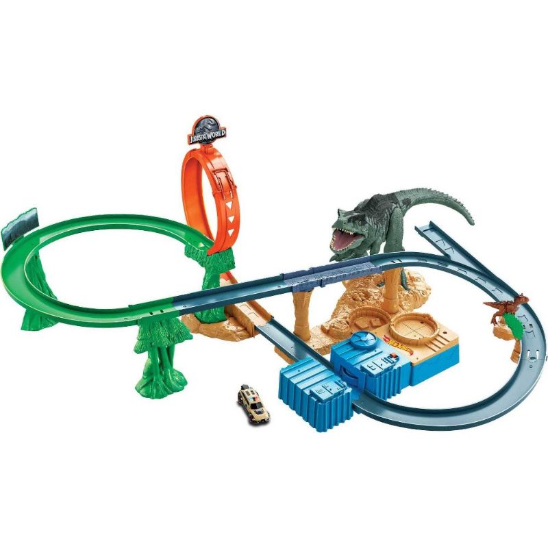 Photo 1 of Hot Wheels Jurassic World Clash 'N Crash Track Playset
