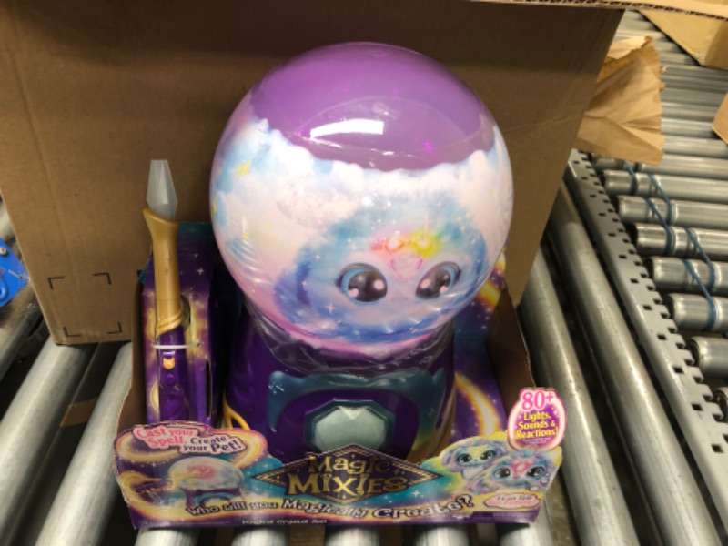 Photo 3 of **&MISSING PLUSHY TOY**
Magic Mixies Magical Misting Crystal Ball with Interactive 8 inch Blue Plush Toy and 80+ Sounds and Reactions