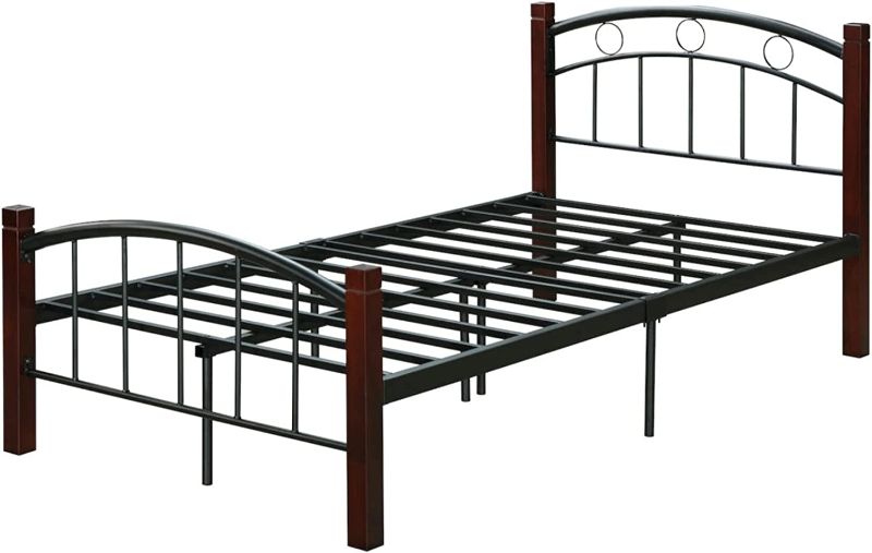 Photo 1 of 
Hodedah Metal Twin, Complete Bed
Size:Twin
Color:Complete Bed
35"x42"x79"