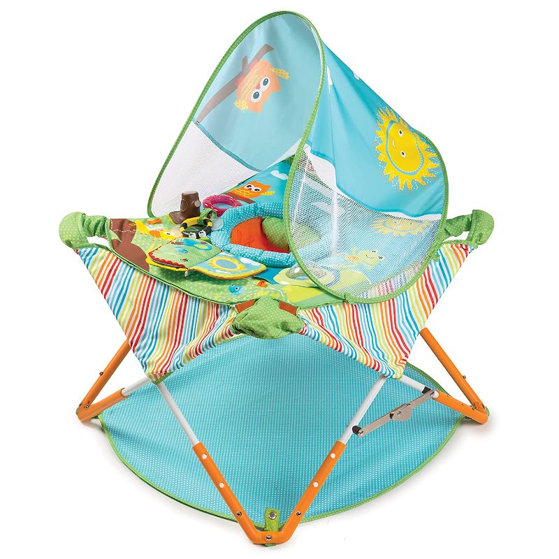 Photo 1 of 
Summer Pop 'N Jump Portable Baby Activity Center - Lightweight Baby Jumper with Toys and Canopy for Indoor and Outdoor Use
Color:Outdoor Animals