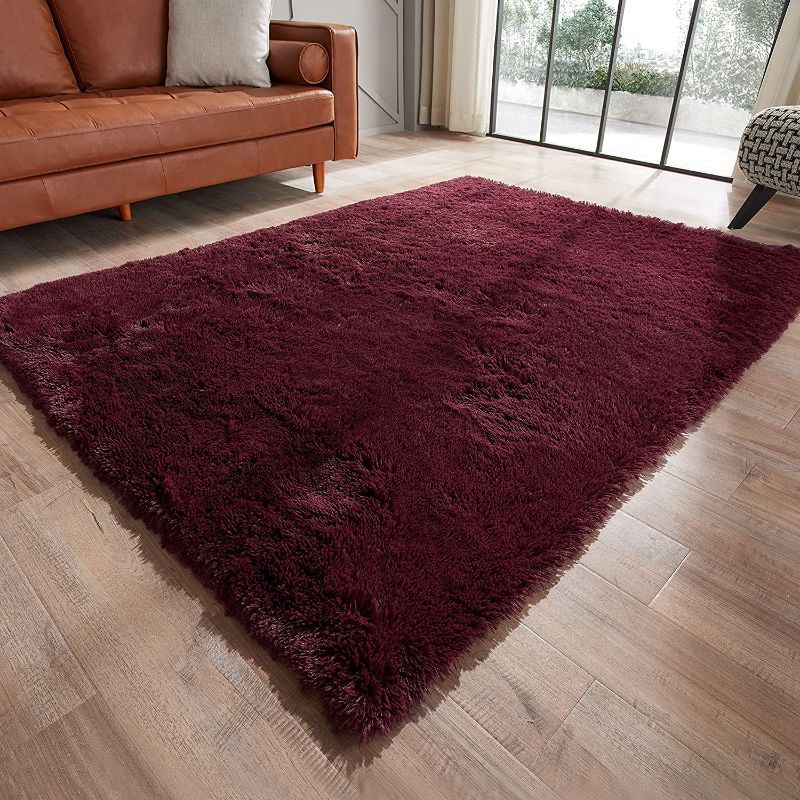 Photo 1 of  Fluffy Soft Rugs, 4'x6' Comfy Rugs Shaggy Living Room Bedroom Area Rugs