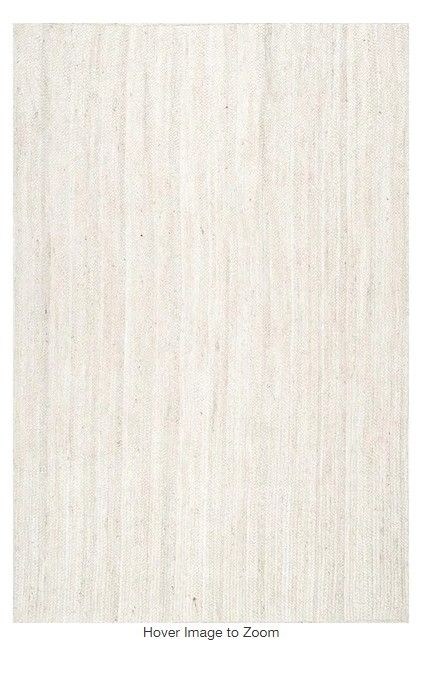 Photo 1 of ***SEE NOTE*** Rigo Chunky Loop Jute Off-White 8 ft. x 10 ft. Area Rug
