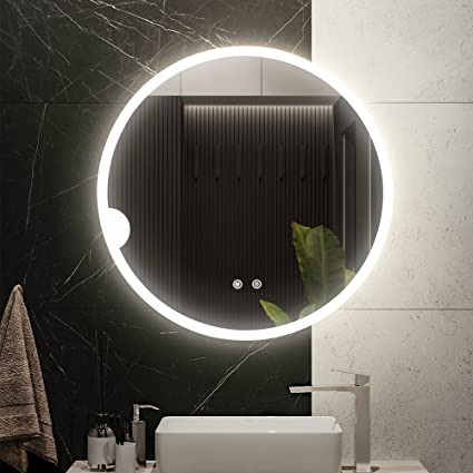 Photo 1 of *NOT exact stock picture, use for reference*
24 Inch Round Bathroom LED Lighted Mirror
