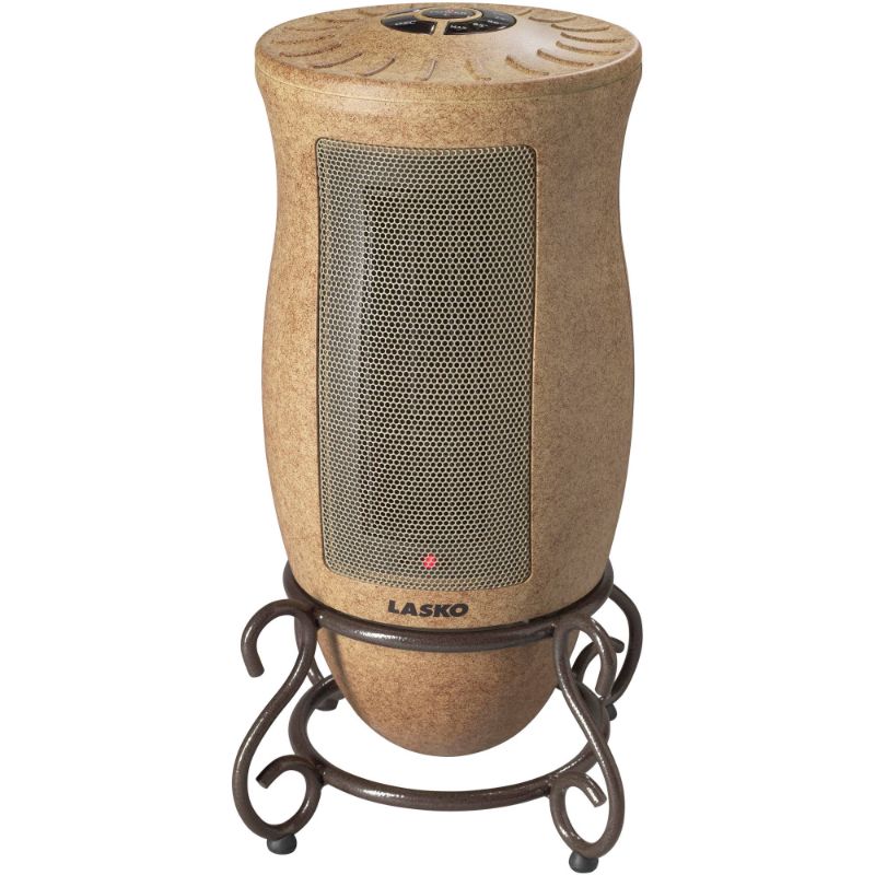 Photo 1 of Lasko Designer Series Oscillating Ceramic Heater, 16.05"H X 8.25"W X 8.25"D, Beige
