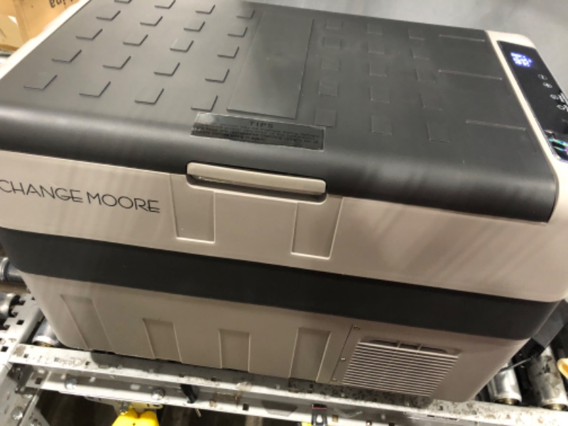 Photo 2 of 2022 NEW UPGRADE] Change Moore Electric Cooler for vehicles, Dual Zone Freezer/Refrigerator, Quickly Cool Down Fridge, 12 Volt Portable Compressor for Driving, Camping, RV Travel- with AC Adapter