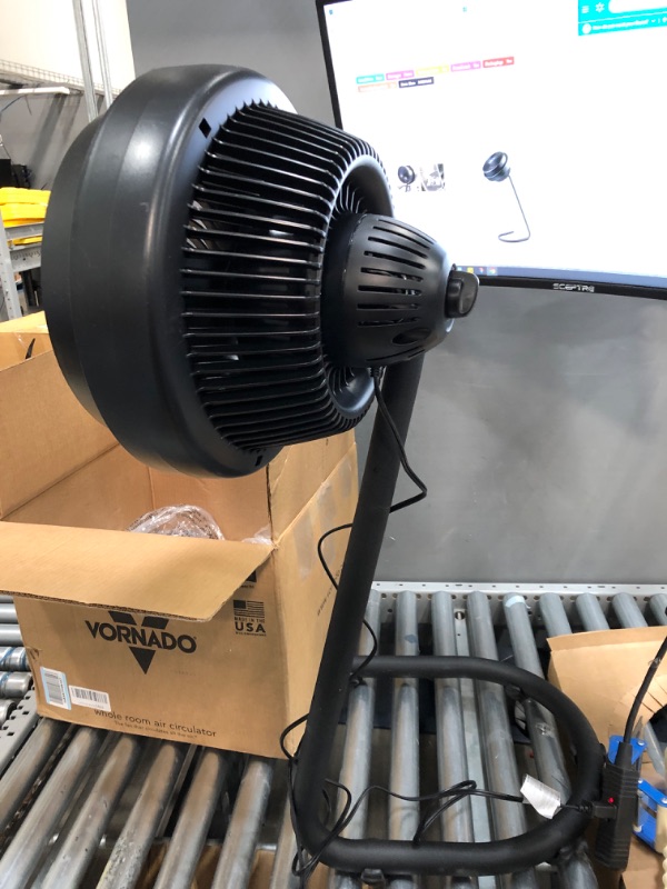 Photo 4 of 12 in. Full-Size Whole Room Air Circulator Fan with Adjustable Height