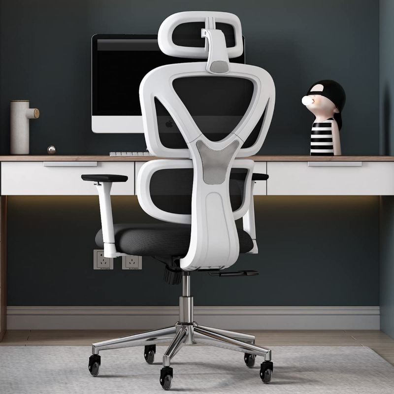 Photo 1 of Sytas Ergonomic Home Office Chair, Desk Chair Adjustable Lumbar Support, Ergonomic Computer Chair high Back
