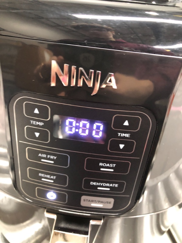 Photo 1 of 4 Qt. Electric Black Air Fryer with Recipe Book (AF101)