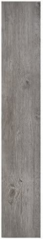 Photo 1 of 6 x 36 in. Nexus Light Grey Oak Self Adhesive Vinyl Floor Planks - Planks by 15 sq. ft. 6PACKS