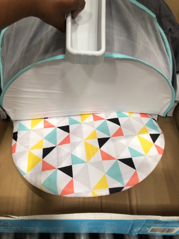 Photo 2 of Fisher-Price Portable Bassinet and Travel-Play Area with Baby Toys, Indoor and Outdoor Use, On-the-Go Baby Dome, Windmill