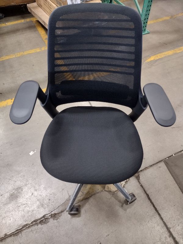 Photo 1 of Steelcase Leap Office Chair, Black Frame and Buzz2 Black Fabric