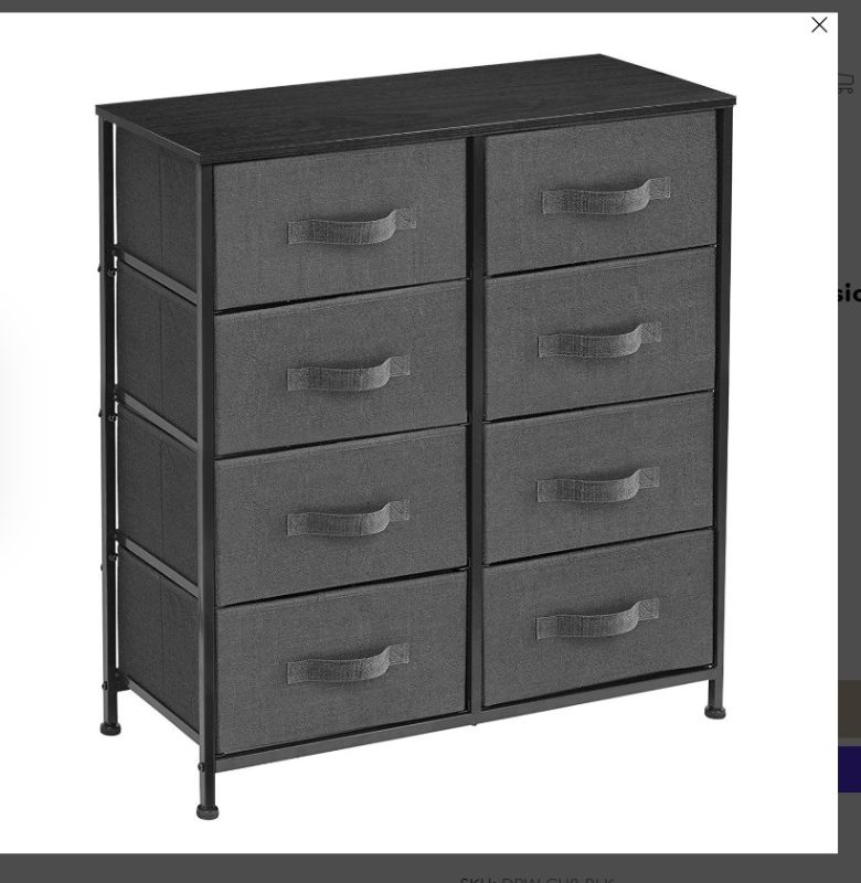 Photo 1 of 8-Drawer Dresser Stand (Classic Colors)