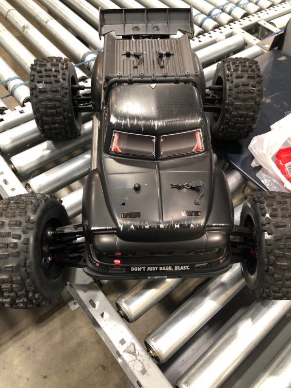 Photo 4 of ARRMA 1/8 NOTORIOUS 6S V5 4 Wheel Drive BLX Stunt RC Truck with Spektrum Firma RTR Transmitter and Receiver Included Batteries and Charger Required Bl
