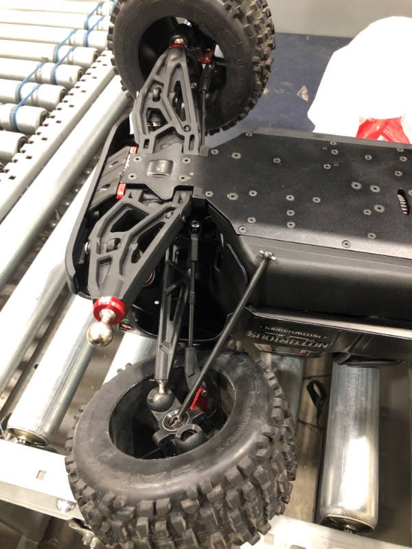 Photo 2 of ARRMA 1/8 NOTORIOUS 6S V5 4 Wheel Drive BLX Stunt RC Truck with Spektrum Firma RTR Transmitter and Receiver Included Batteries and Charger Required Bl
