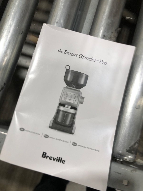 Photo 5 of **USED**
Breville Smart Grinder Pro Coffee Bean Grinder, Brushed Stainless Steel, BCG820BSS
