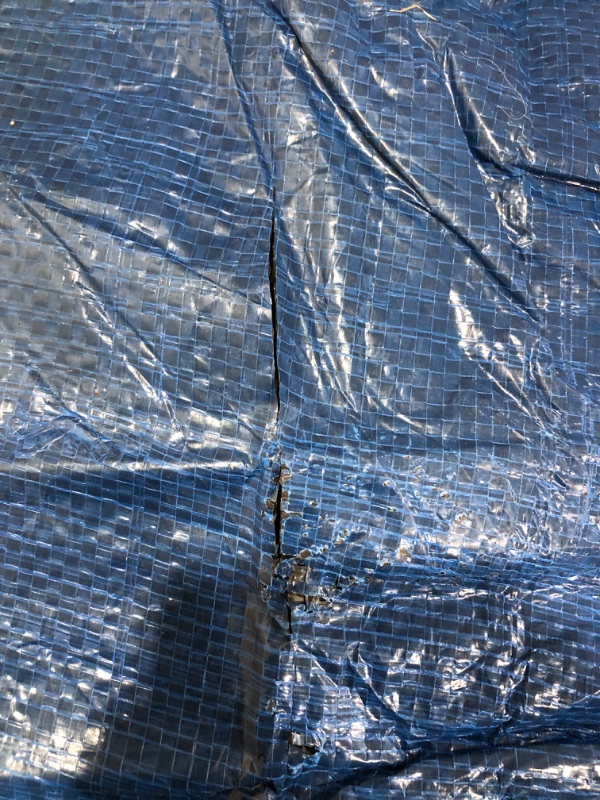 Photo 3 of (SIZE UNKNOWN) Multi-Purpose Blue Economy Poly Tarp