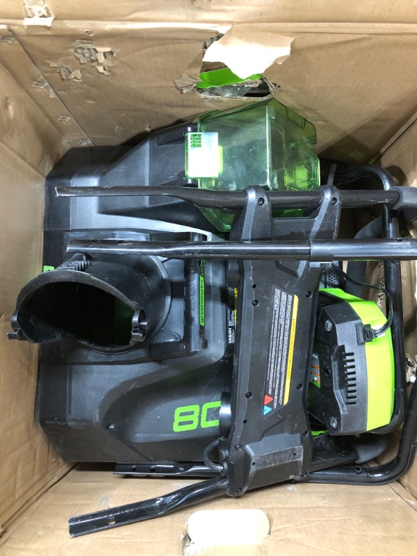 Photo 2 of (PARTS ONLY) Greenworks Pro 80V 20-Inch Cordless Snow Blower, Tool Only
