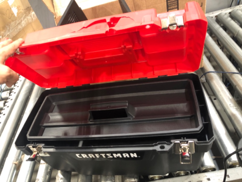 Photo 1 of 20 IN PLASTIC TOOLBOX
