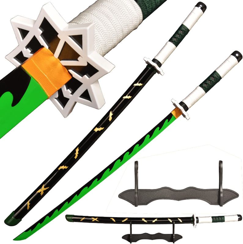 Photo 2 of Cosplay Anime Demon Slayer Sword Bamboo Katana Various Styles to Choose from
