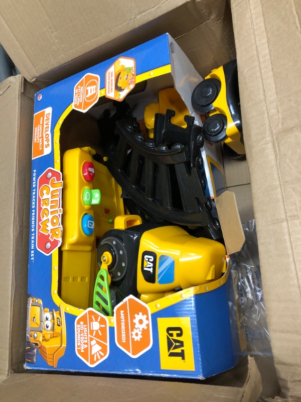 Photo 1 of Cat Construction Power Track Friends Preschool Train Set