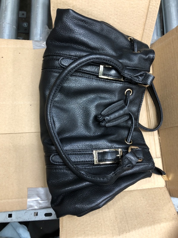 Photo 2 of  Generic Women's Soft Faux Leather Tote Shoulder Bag from Dreubea, Big Capacity Tassel Handbag
