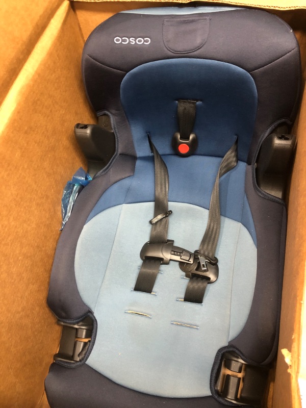 Photo 2 of Cosco Finale DX 2 in 1 Booster Car Seat Sport Blue