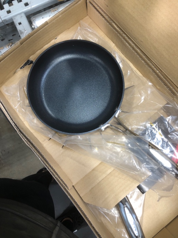 Photo 2 of  Stainless Steel-Aluminum 8 and 10.25 Inch 2-Piece Fry Pan Set