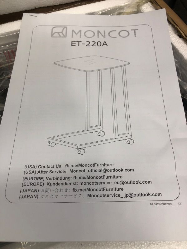 Photo 1 of MPNCOT END TABLE SIDE MOBILE TABLET